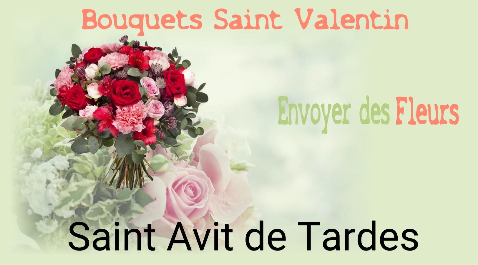 Roses de Saint-Valentin livrées à Saint-Avit-de-Tardes